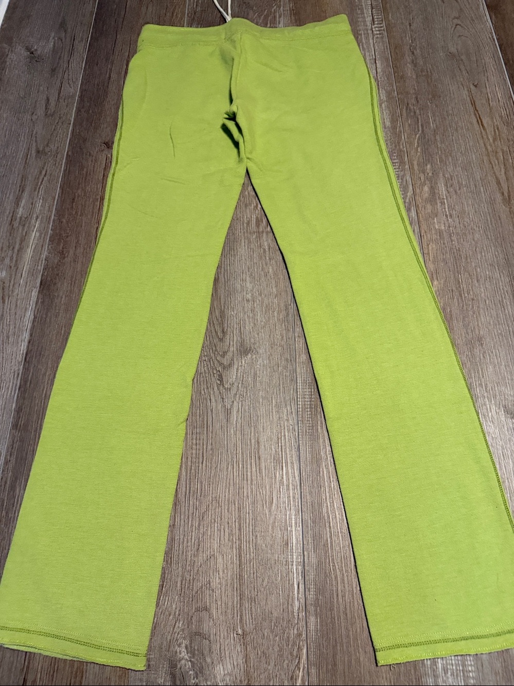 Abercrombie & Fitch Lime Green Logo Sweatpants - Picture 5 of 5